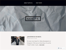 Tablet Screenshot of natepk.com